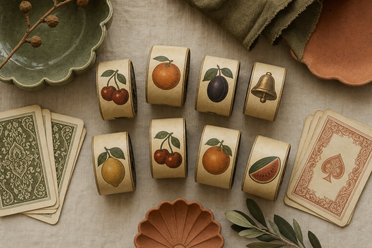 Slot-Symbole und Spielkarten — Spiele mit deutscher Lizenz